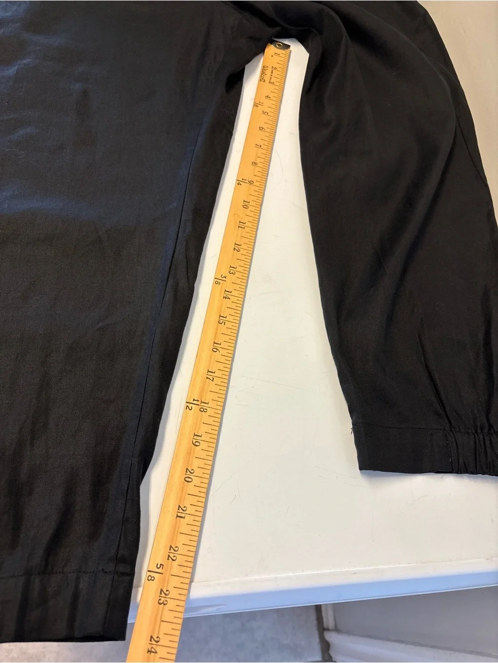 Babaton Linen Blend Jogger Black Pockets Pants Women’s Size XL